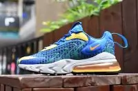 nike air max 270 react eng homme bleu blue or